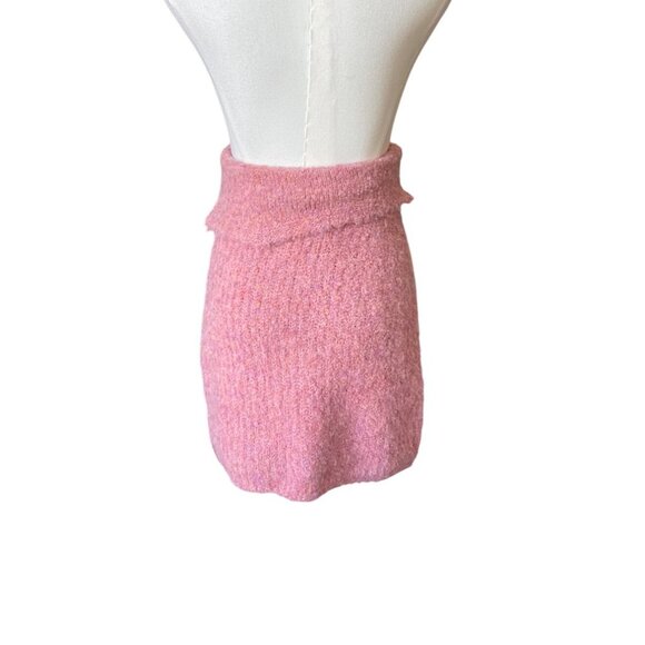 Wild Fable Micro Mini Pink Skirt Size XXS NWT Fuzzy Y2K Preppy Twee Coquette - Picture 3 of 9